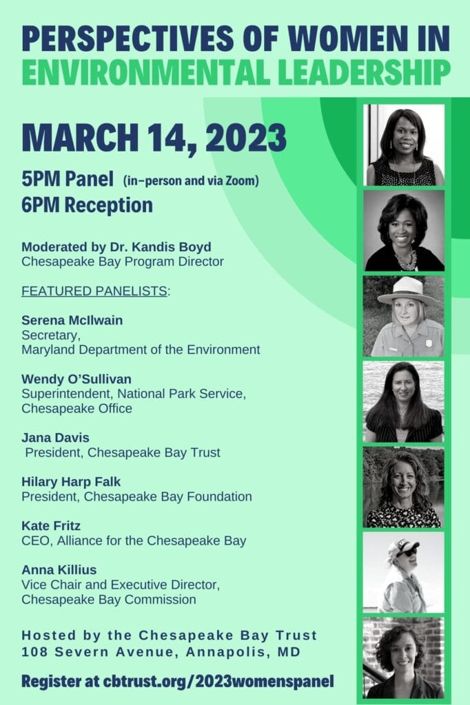 Panel and Reception Invitation, March 14, 2023 - Perspectives of Women in Environmental Leadership